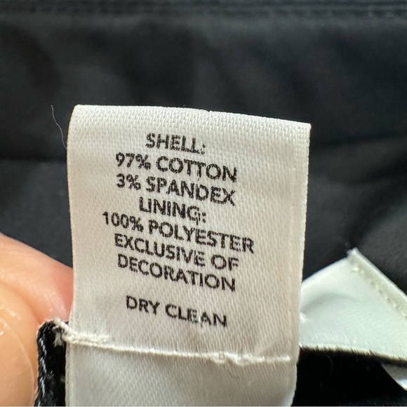 LOFT black jacket with one button and two simulated pockets size 14 - Picture 10 of 10